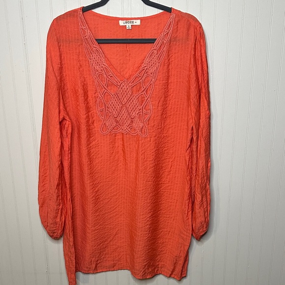 Umgee Tops - Umgee Salmon Orange Top